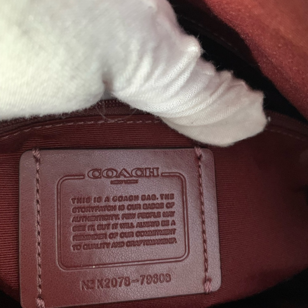 Coach Gallery Red Tote Bag - Picture 5 of 6